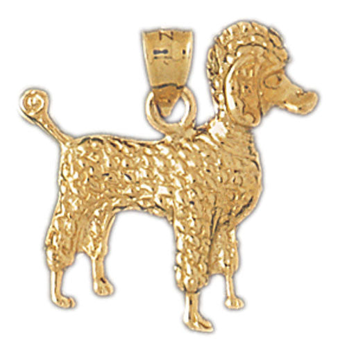 14K GOLD ANIMAL CHARM - DOG #2178