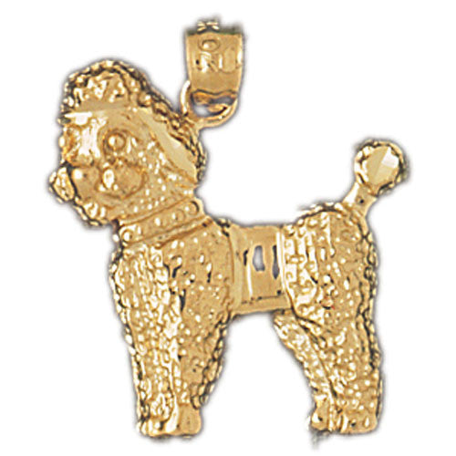 14K GOLD ANIMAL CHARM - DOG #2179