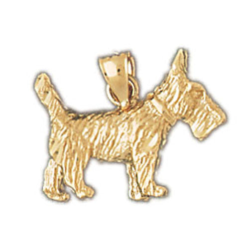 14K GOLD ANIMAL CHARM - DOG #2193