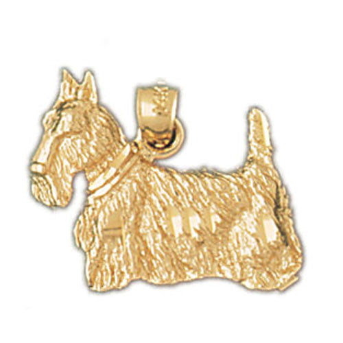 14K GOLD ANIMAL CHARM - DOG #2194