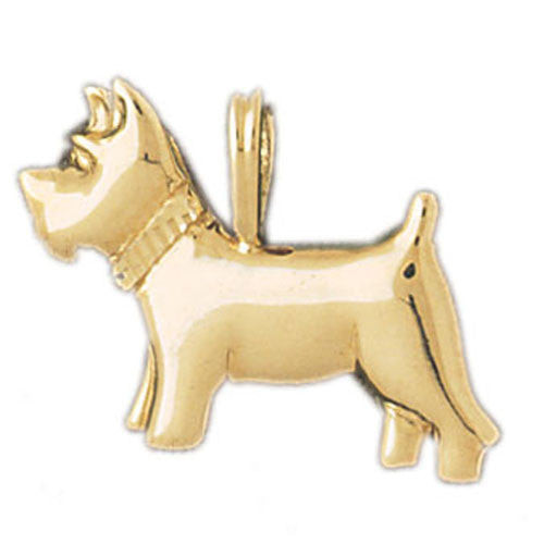 14K GOLD ANIMAL CHARM - DOG #2200