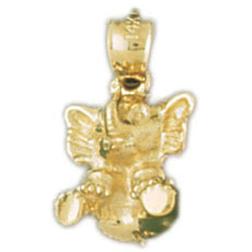 14K GOLD ANIMAL CHARM - ELEPHANT #2272