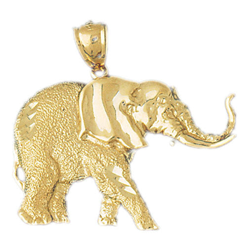 14K GOLD ANIMAL CHARM - ELEPHANT #2305