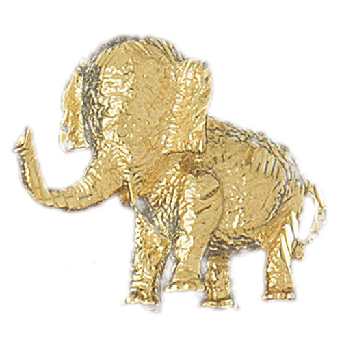 14K GOLD ANIMAL CHARM - ELEPHANT #2309