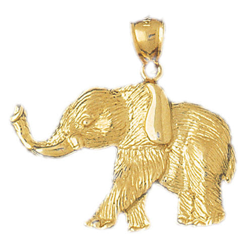 14K GOLD ANIMAL CHARM - ELEPHANT #2312