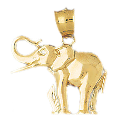 14K GOLD ANIMAL CHARM - ELEPHANT #2320