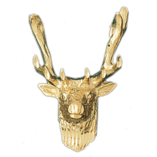 14K GOLD ANIMAL CHARM - ELK #2206