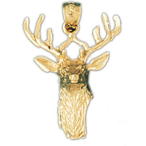 14K GOLD ANIMAL CHARM - ELK #2212