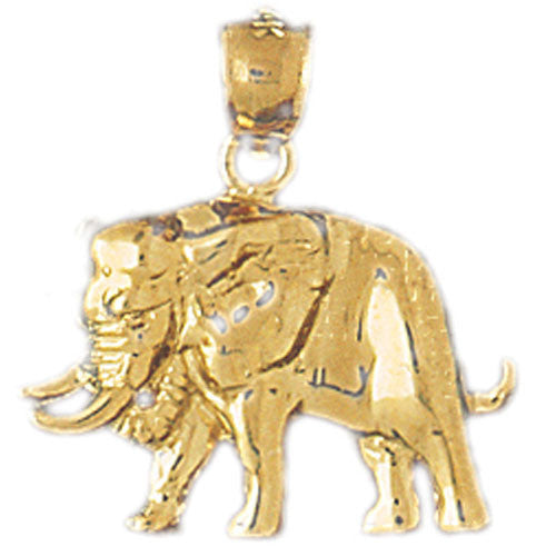 14K GOLD ANIMAL CHARM - ELK #2239