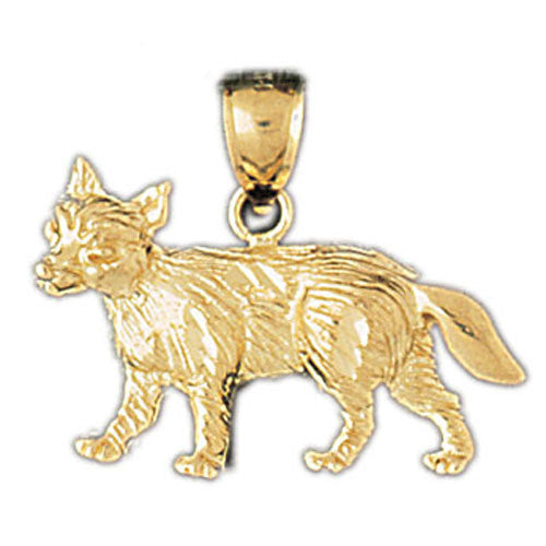 14K GOLD ANIMAL CHARM - FOX #2712