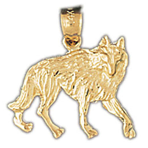 14K GOLD ANIMAL CHARM - FOX #2713