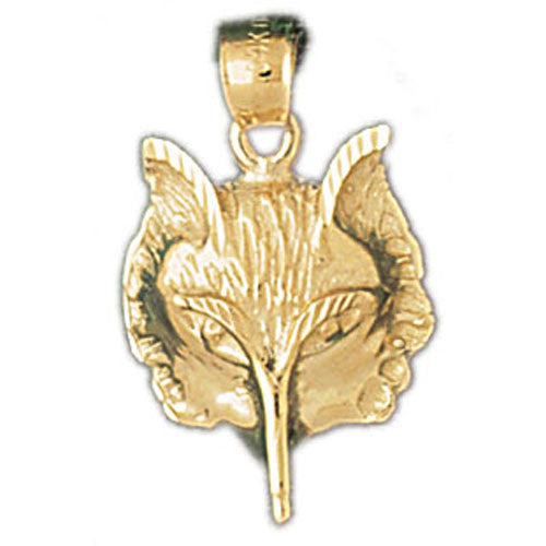 14K GOLD ANIMAL CHARM - FOX #2720