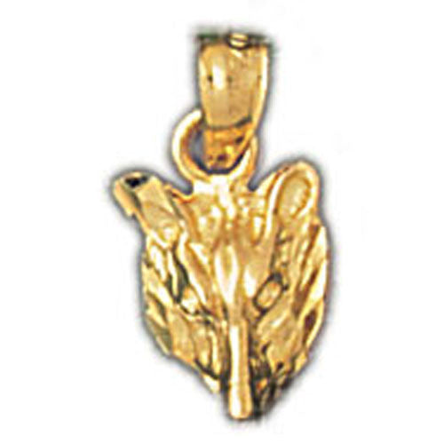 14K GOLD ANIMAL CHARM - FOX #2721