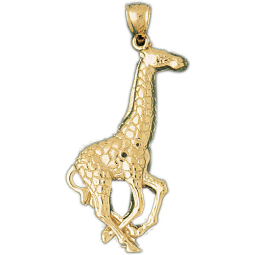14K GOLD ANIMAL CHARM - GIRAFFE #2641