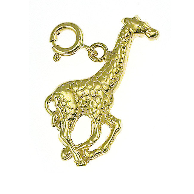 14K GOLD ANIMAL CHARM - GIRAFFE #2642