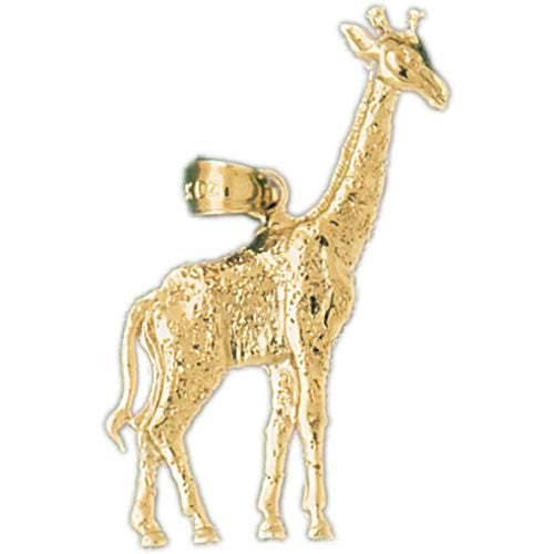 14K GOLD ANIMAL CHARM - GIRAFFE #2645
