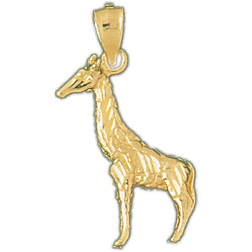 14K GOLD ANIMAL CHARM - GIRAFFE #2648