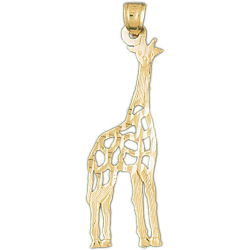14K GOLD ANIMAL CHARM - GIRAFFE #2651