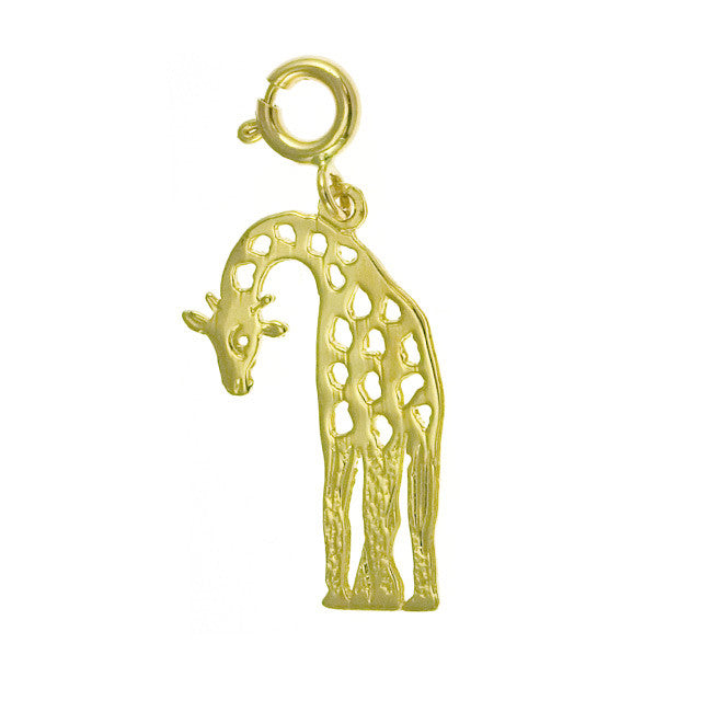 14K GOLD ANIMAL CHARM - GIRAFFE #2654