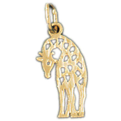 14K GOLD ANIMAL CHARM - GIRAFFE #2655