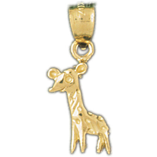 14K GOLD ANIMAL CHARM - GIRAFFE #2659