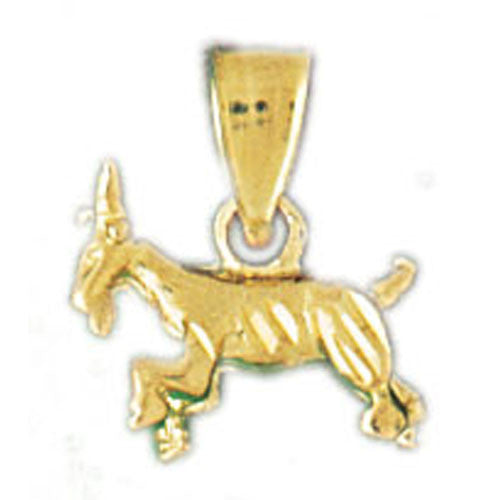 14K GOLD ANIMAL CHARM - GOAT #2616