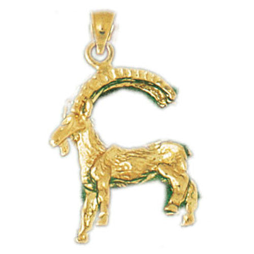 14K GOLD ANIMAL CHARM - GOAT #2617