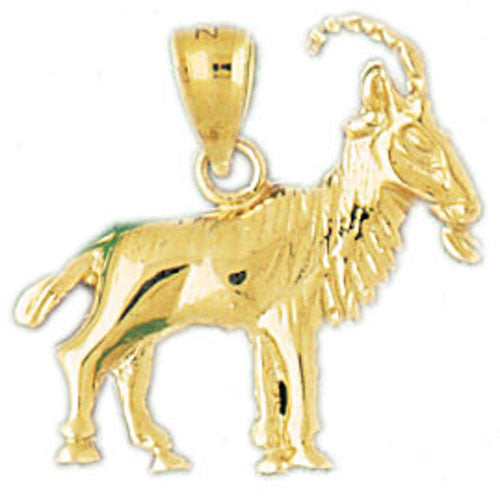 14K GOLD ANIMAL CHARM - GOAT #2619