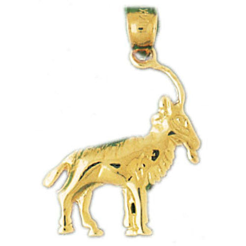 14K GOLD ANIMAL CHARM - GOAT #2620