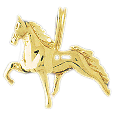 14K GOLD ANIMAL CHARM - HORSE #1748