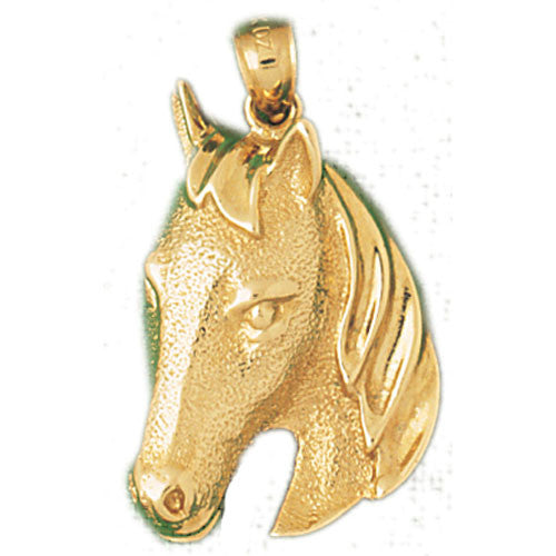 14K GOLD ANIMAL CHARM - HORSE #1764