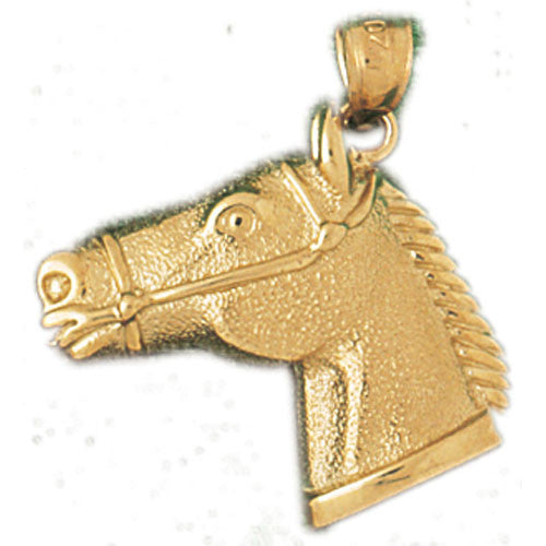 14K GOLD ANIMAL CHARM - HORSE #1766