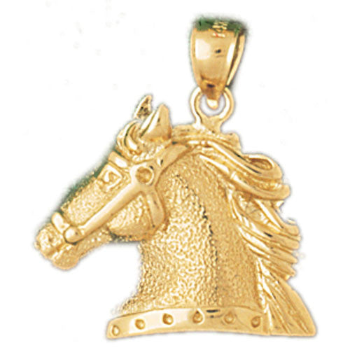 14K GOLD ANIMAL CHARM - HORSE #1768