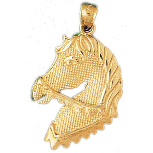 14K GOLD ANIMAL CHARM - HORSE #1769