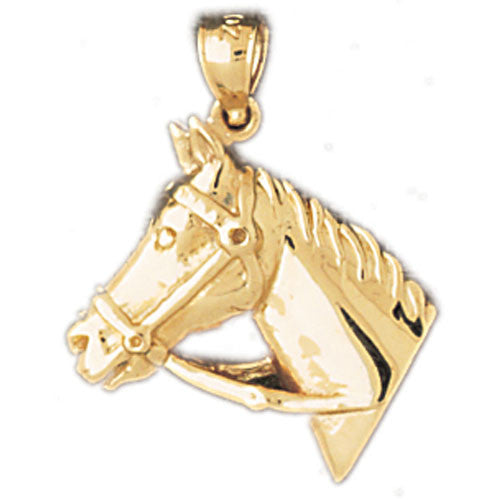 14K GOLD ANIMAL CHARM - HORSE #1773