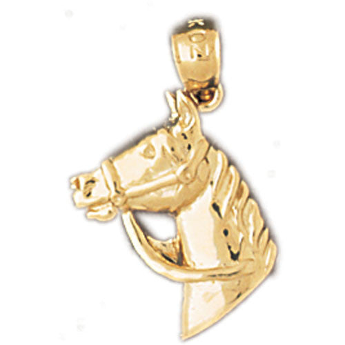 14K GOLD ANIMAL CHARM - HORSE #1774