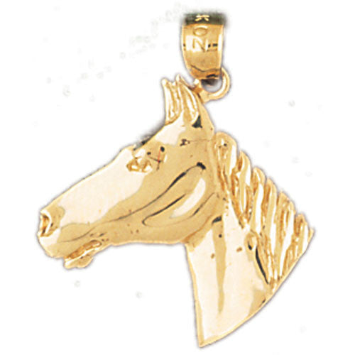 14K GOLD ANIMAL CHARM - HORSE #1775