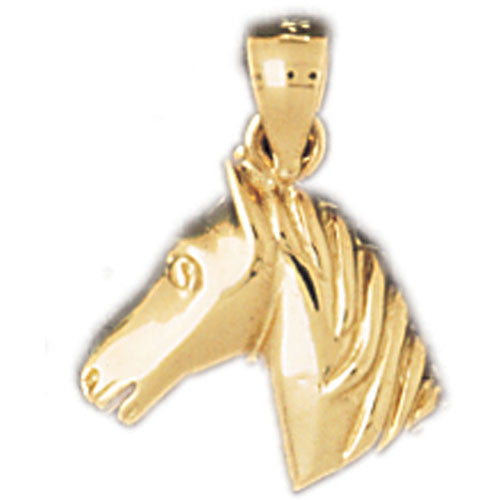 14K GOLD ANIMAL CHARM - HORSE #1776