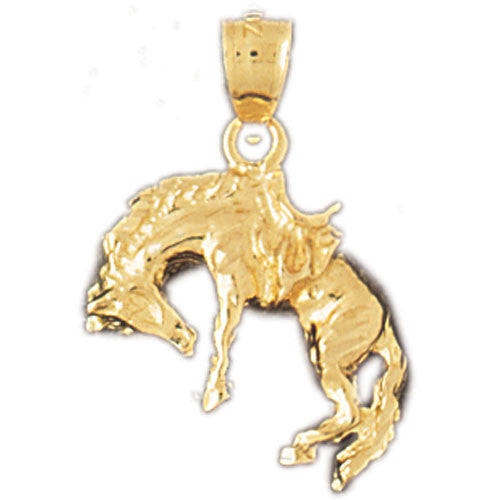 14K GOLD ANIMAL CHARM - HORSE #1838