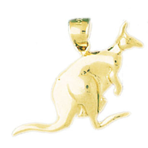 14K GOLD ANIMAL CHARM - KANGAROO #2608