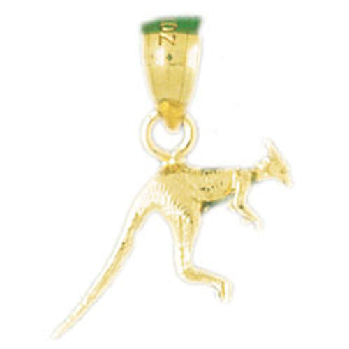 14K GOLD ANIMAL CHARM - KANGAROO #2610