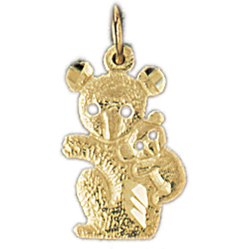 14K GOLD ANIMAL CHARM - KOALA #2525