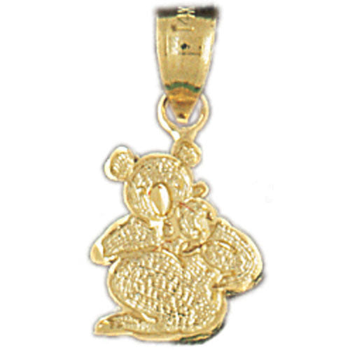 14K GOLD ANIMAL CHARM - KOALA #2526