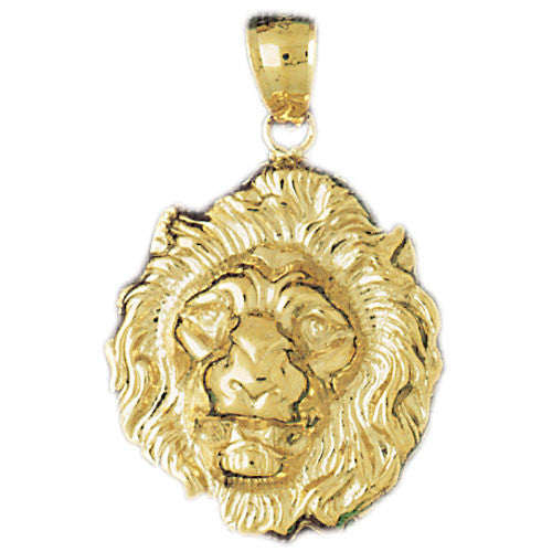 14K GOLD ANIMAL CHARM - LION #1657