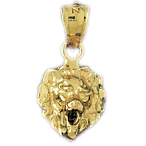 14K GOLD ANIMAL CHARM - LION #1667