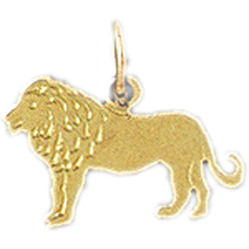 14K GOLD ANIMAL CHARM - LION #1705