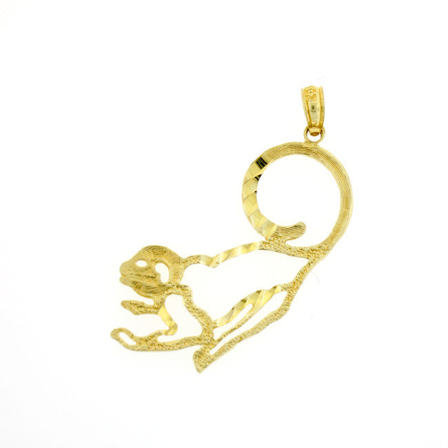 14K GOLD ANIMAL CHARM - MONKEY #2694