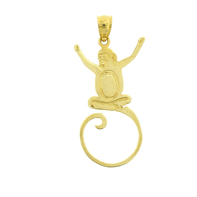 14K GOLD ANIMAL CHARM - MONKEY #2695