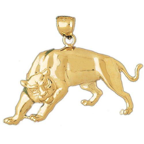 14K GOLD ANIMAL CHARM - PANTHER #1730
