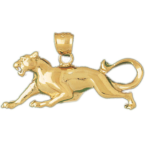 14K GOLD ANIMAL CHARM - PANTHER #1731